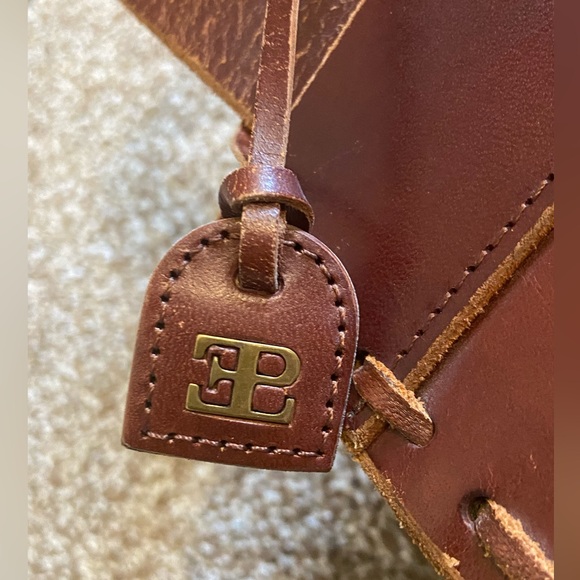 Beautiful Dark Brown Leather El Portal Handbag - Picture 8 of 8